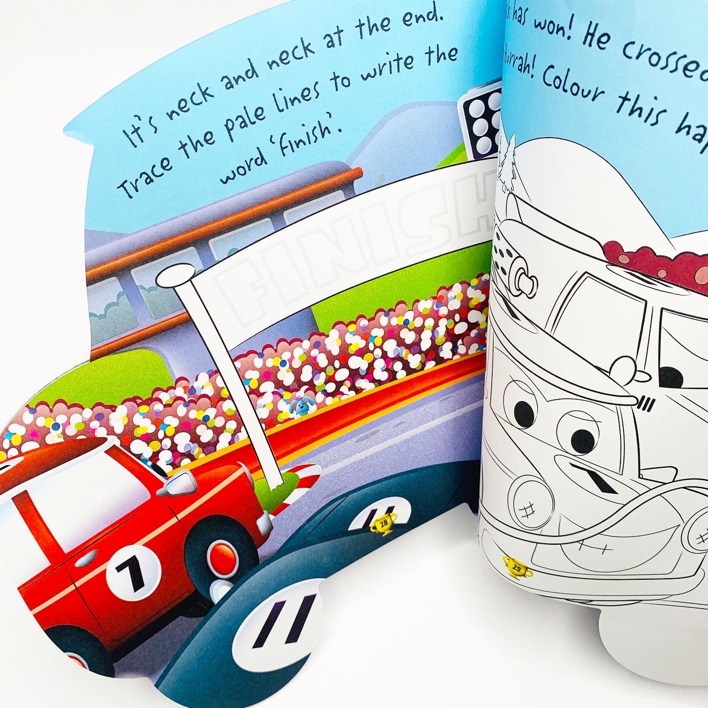 Racing With Slick: Activities, Colouring, and Stickers