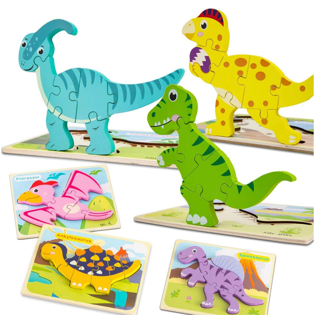 Wooden Dinosaur Puzzles