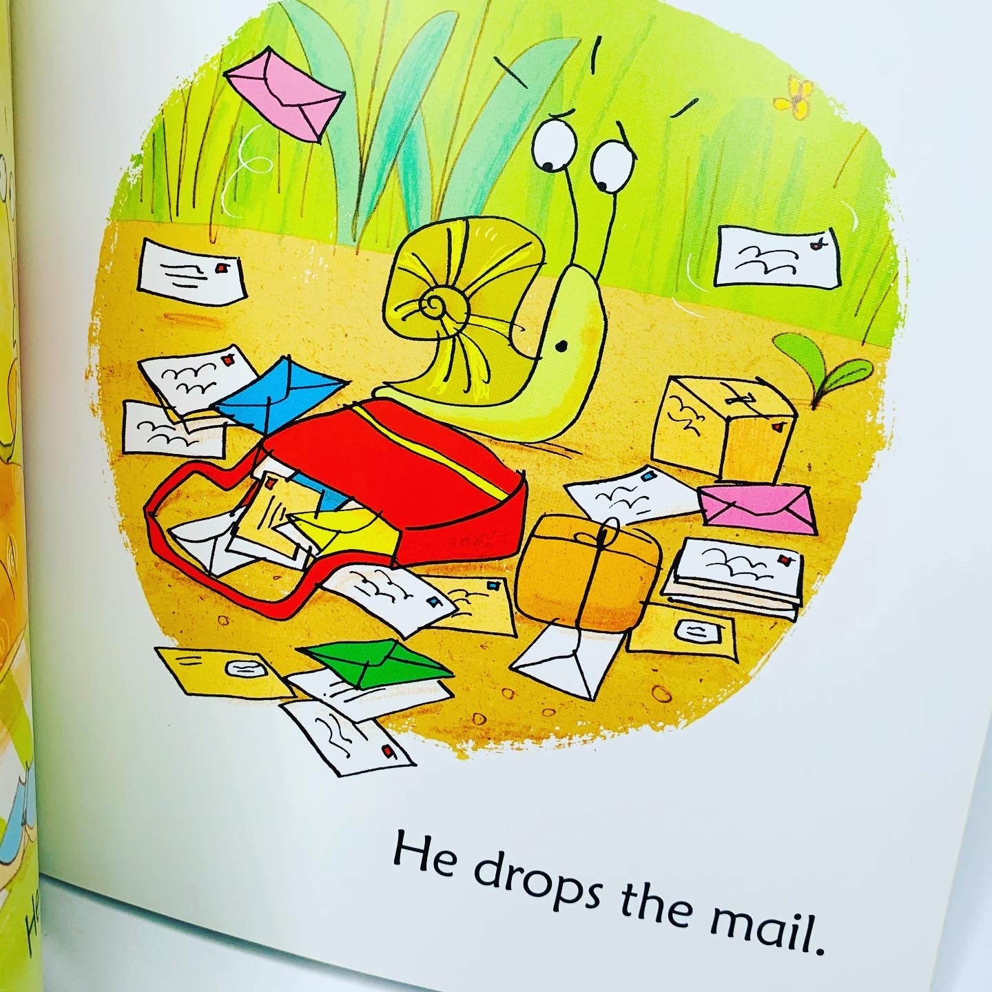 Usborne Phonics Readers: Snail Brings the Mail