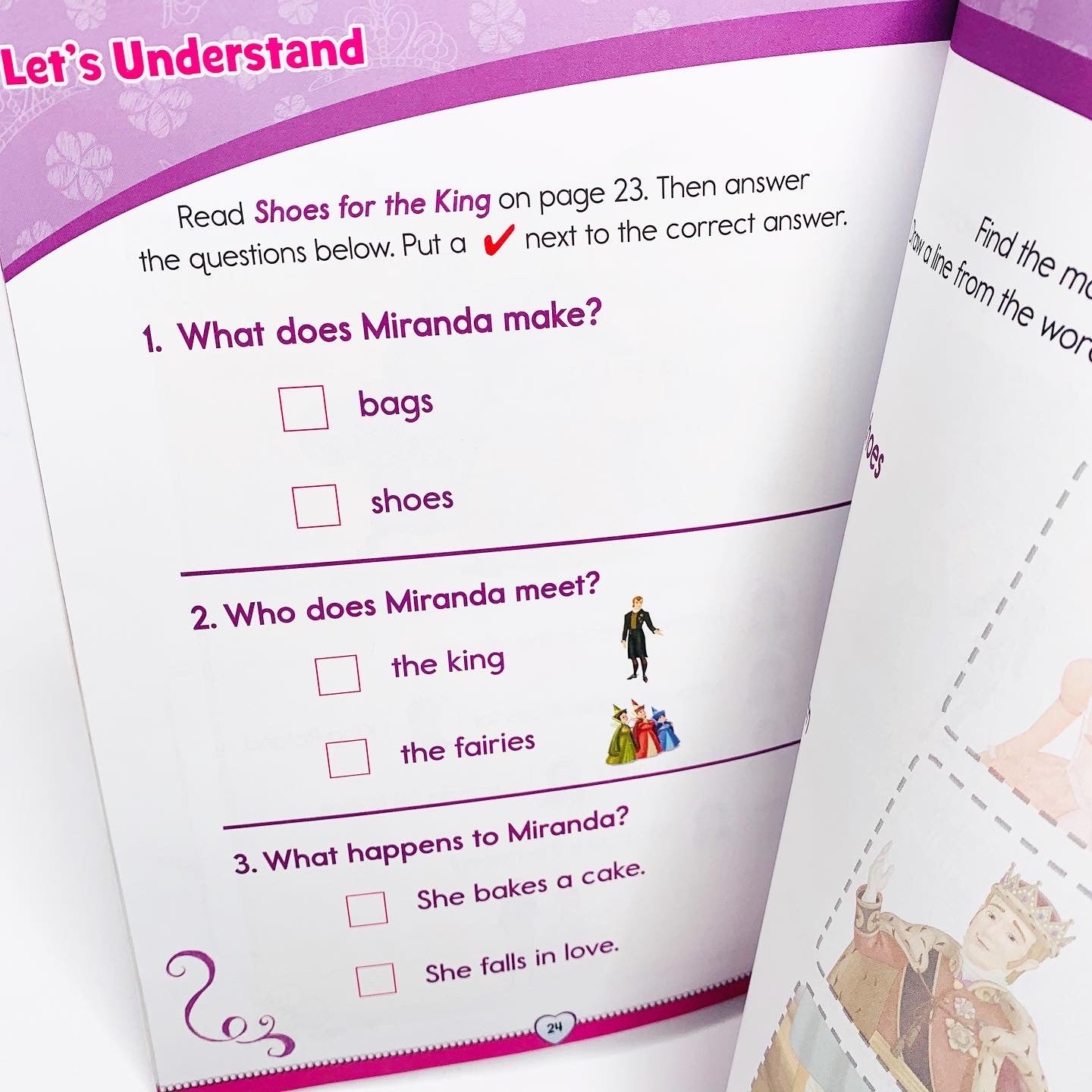 Disney Learning: Sofia the First: Reading and Comprehension Learning Workbook (Ages 5-6)