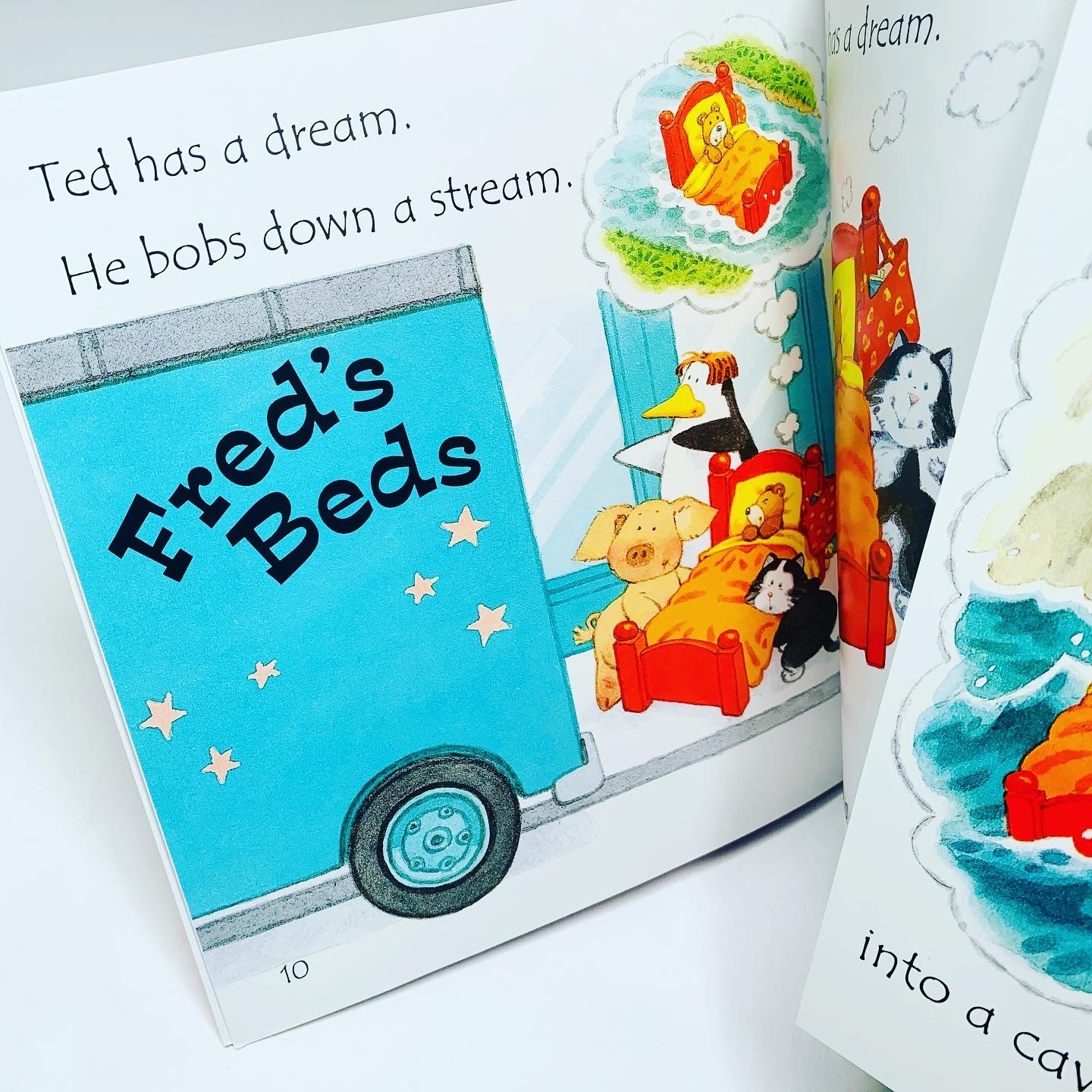 Usborne Phonics Readers: Ted in a Red Bed