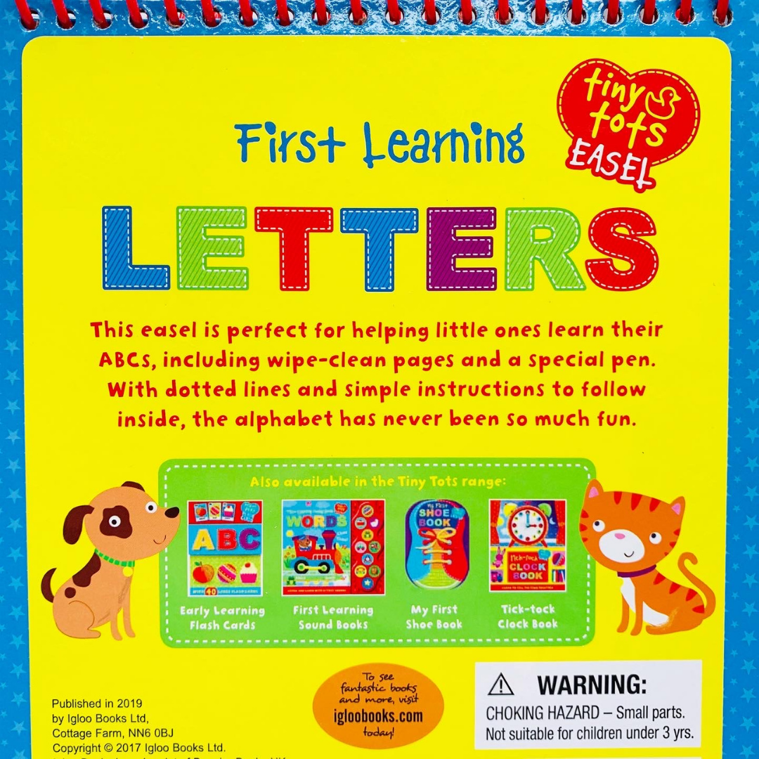 Tiny Tots Easel: First Learning Letters