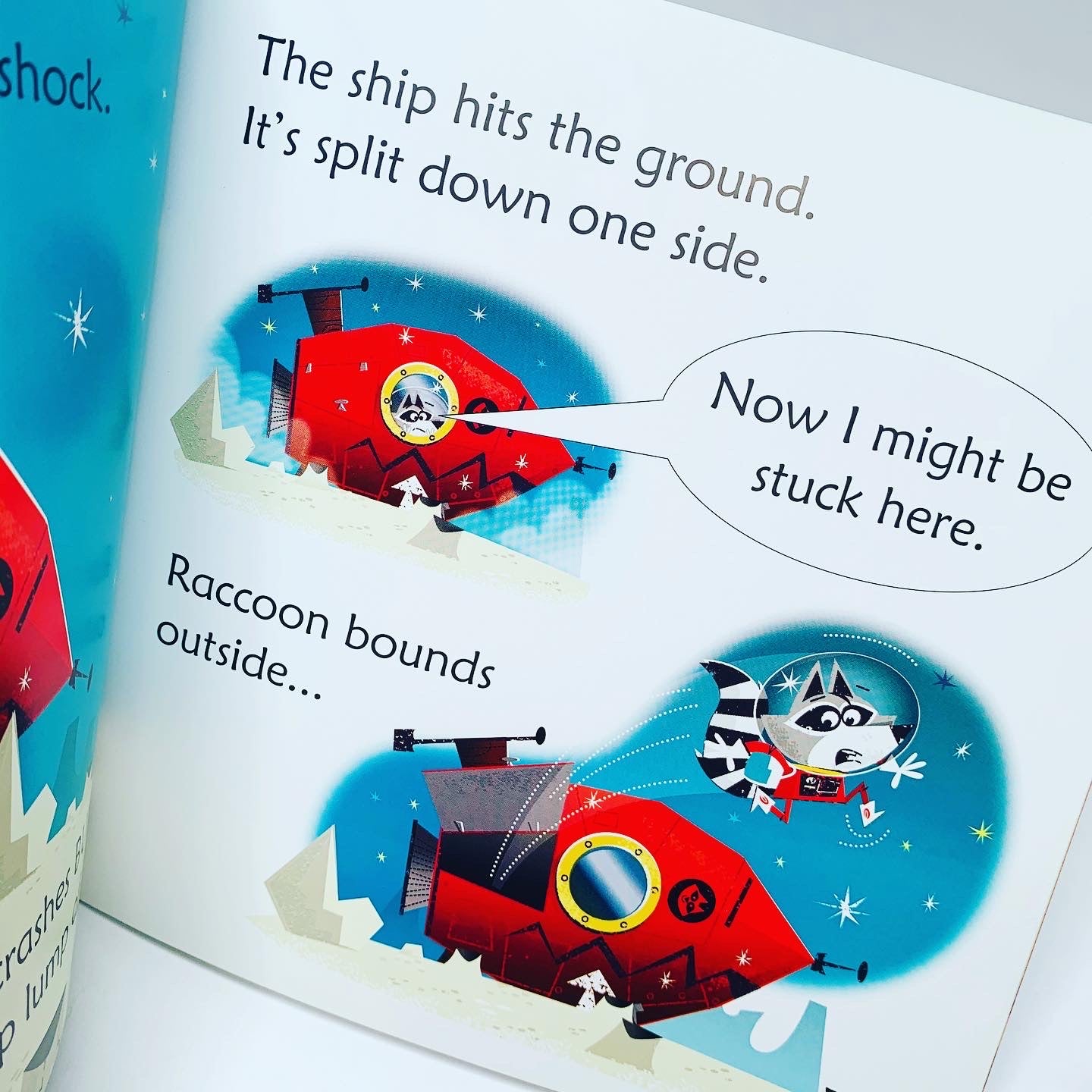 Usborne Phonics Readers: Raccoon on the Moon