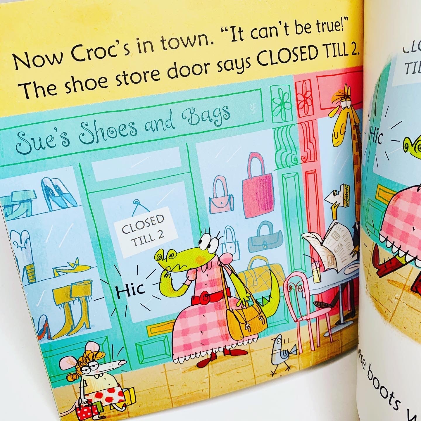 Usborne Phonics Readers: Croc Gets a Shock