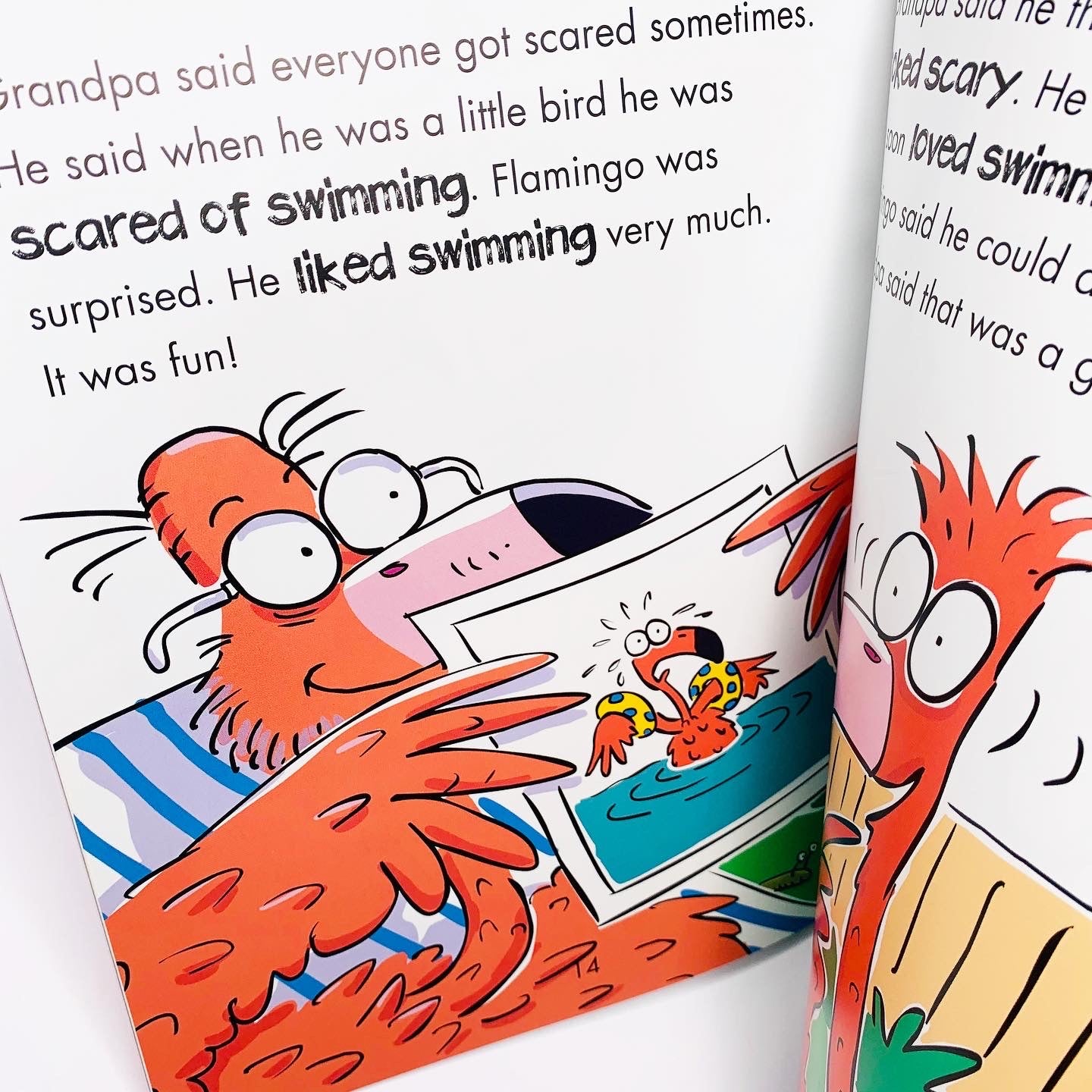 Behaviour Matters: Flamingo is Brave: A book about feeling scared