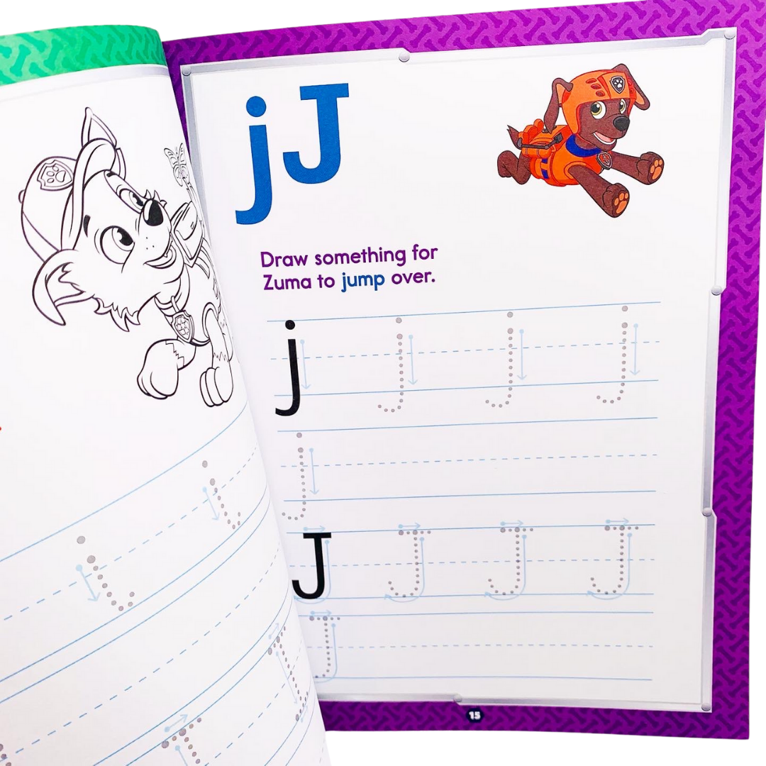 PAW Patrol: Early Learning Workbook - Puppy A, B, C