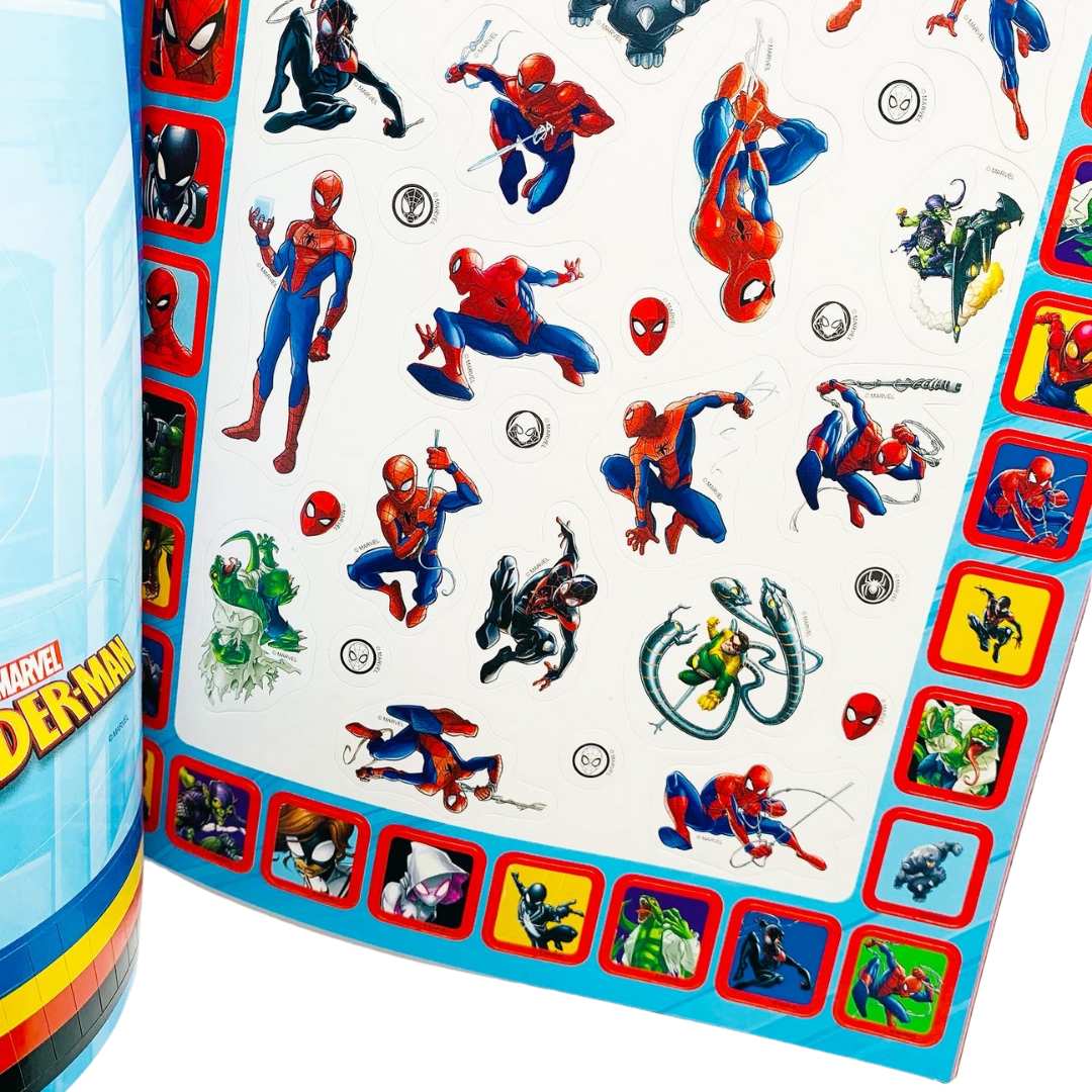 1001 Stickers: Spider-Man (with Giant Wall Sticker)