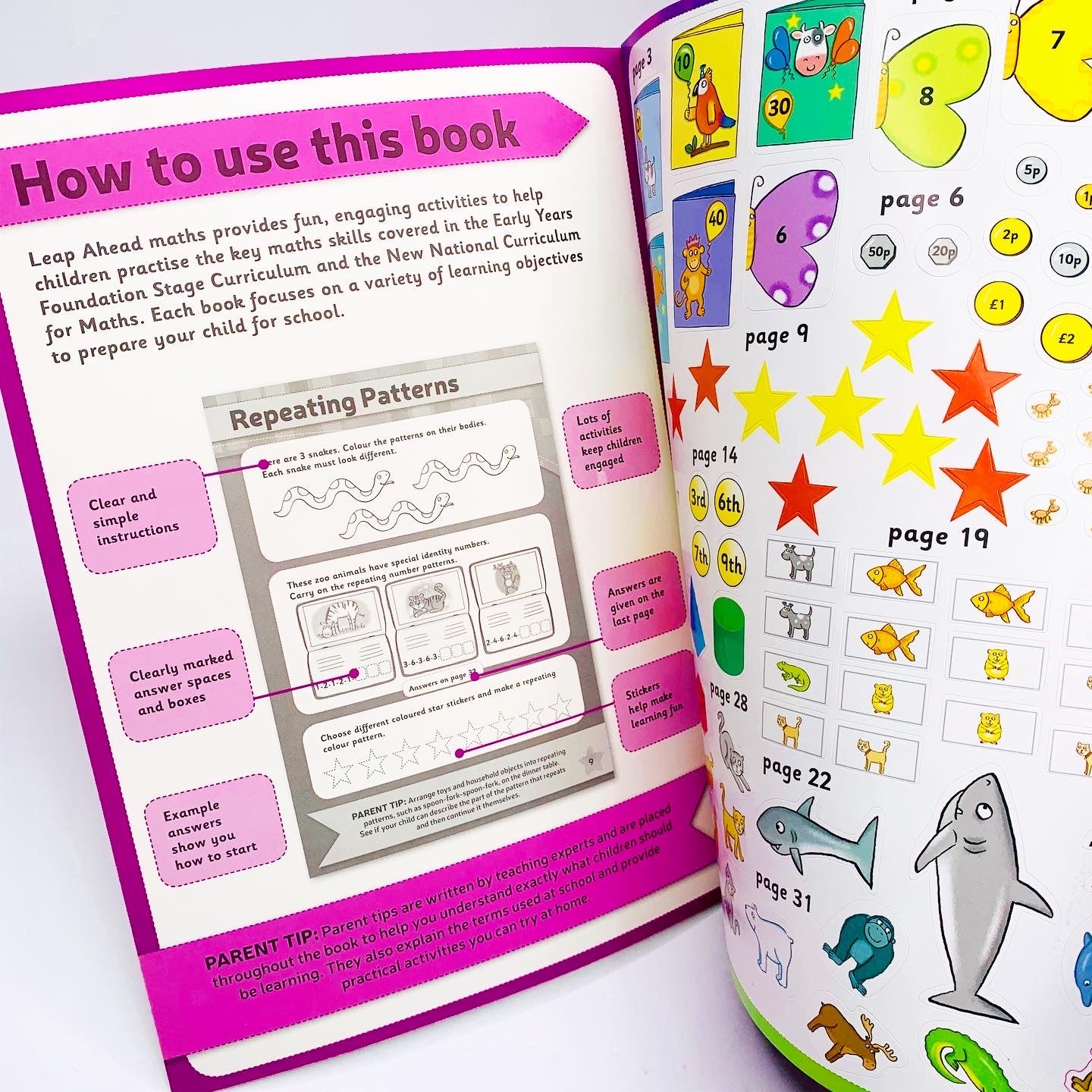 Leap Ahead Workbook: Maths Ages 5-6