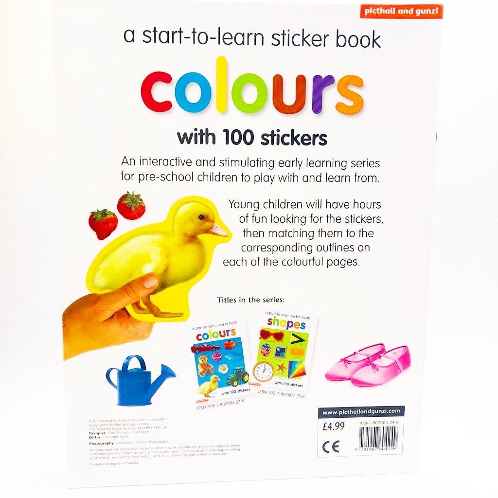 A Start-to-learn Sticker Book: Colours