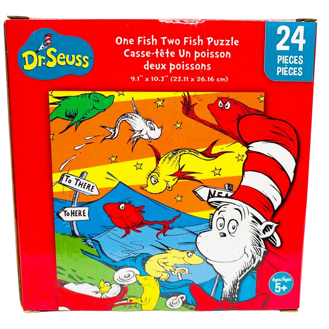 Dr. Seuss: One Fish, Two Fish Jigsaw Puzzle (24 pieces)