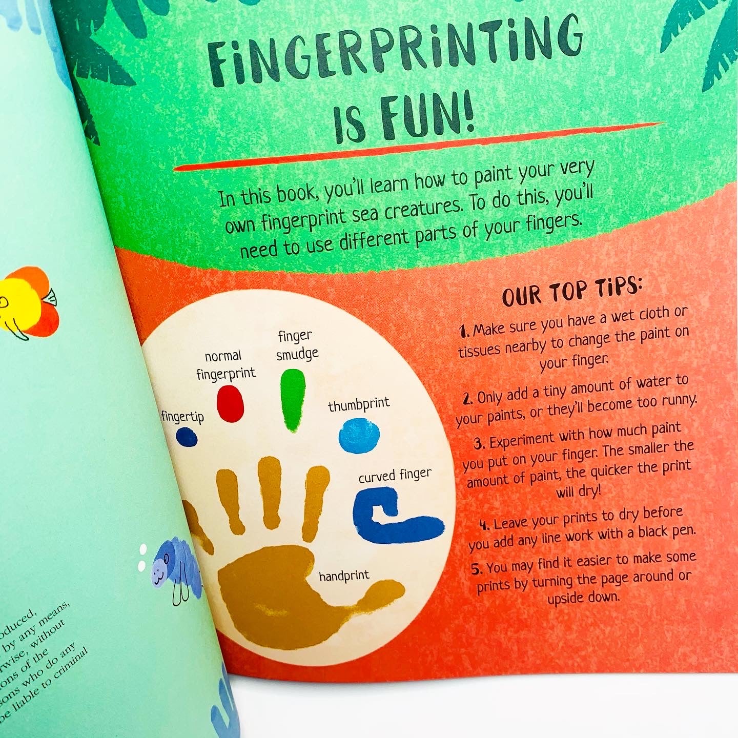 Fingerprint Fun Under the Sea