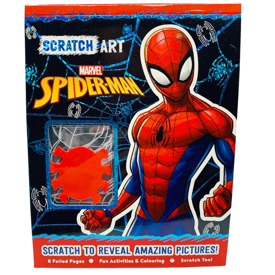 Marvel Spider-Man: Scratch Art