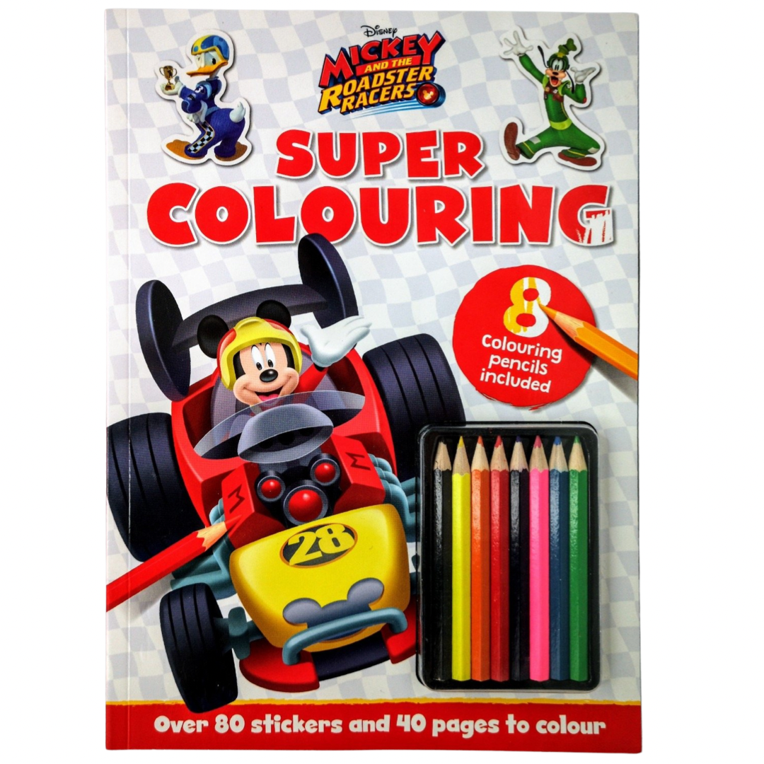 Mickey and the Roadster Racers Super Colouring