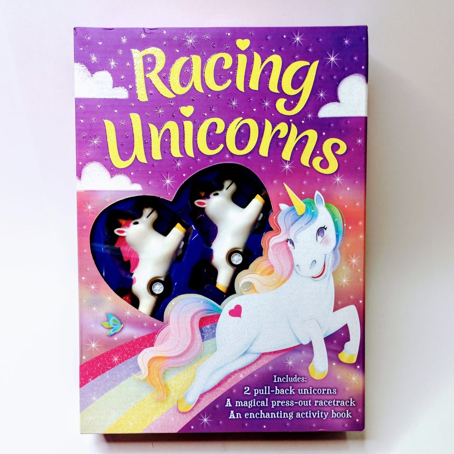 Racing Unicorns and Activity Book