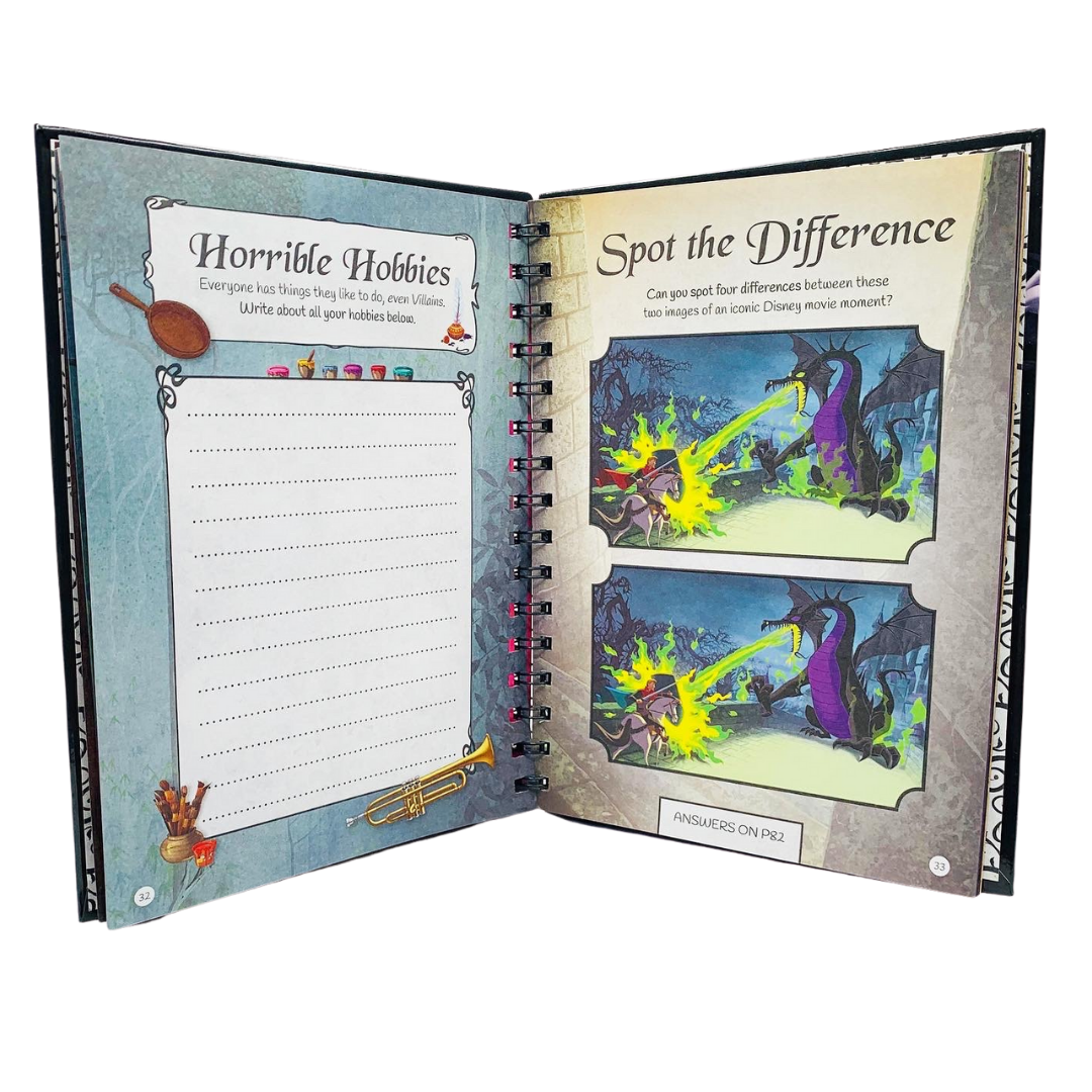 Disney Villains: Delightfully Devious Activity Journal and Pen