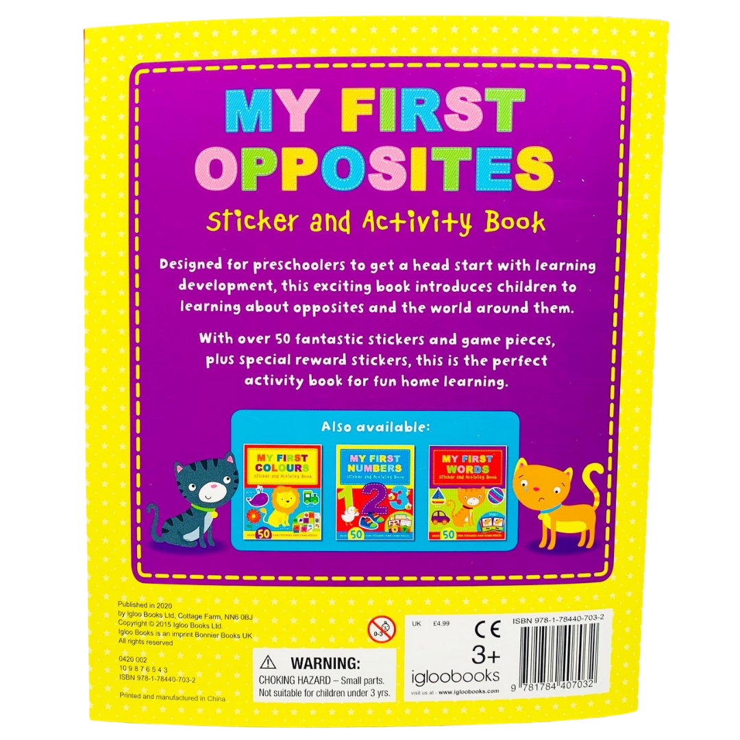 My First Opposites Sticker and Activity Book