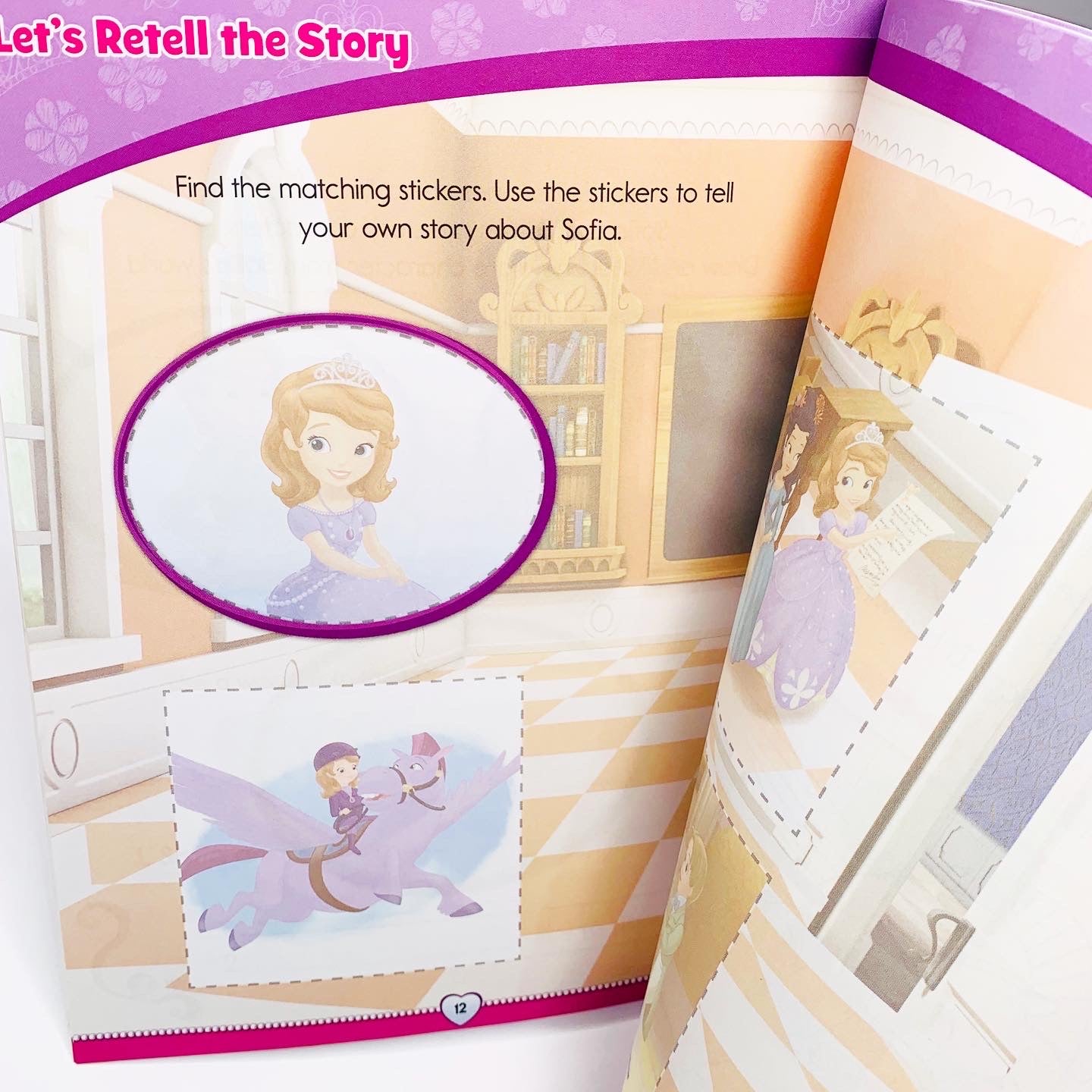 Disney Learning: Sofia the First: Reading and Comprehension Learning Workbook (Ages 5-6)