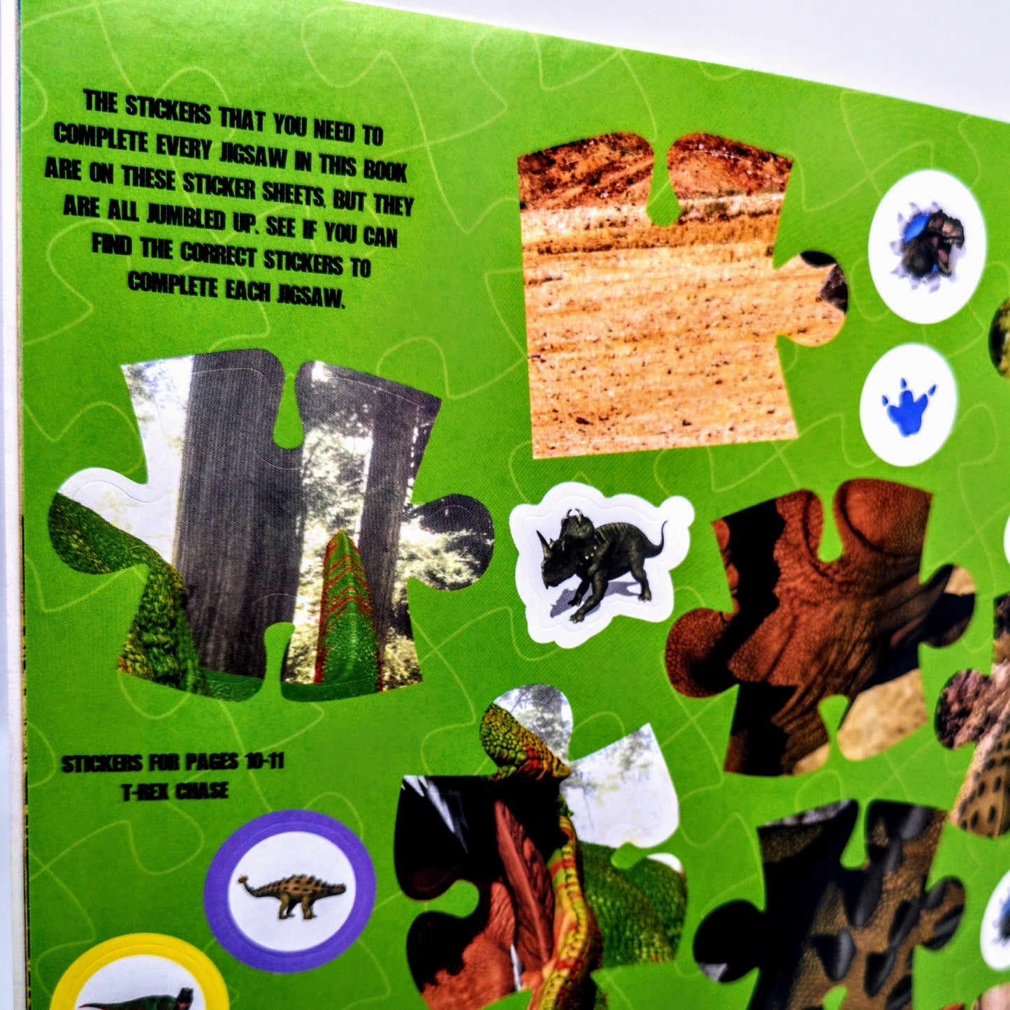 Dinosaur Sticker Jigsaw Book