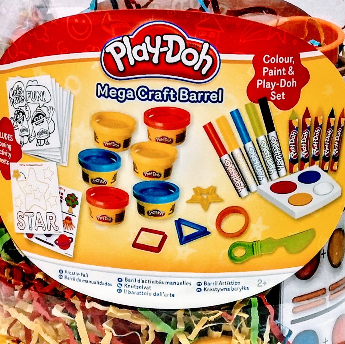 Play-Doh Mega Craft Barrel: Colour, Paint, and Play-Doh