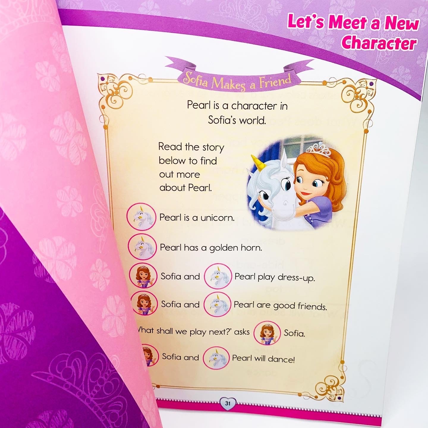 Disney Learning: Sofia the First: Reading and Comprehension Learning Workbook (Ages 5-6)