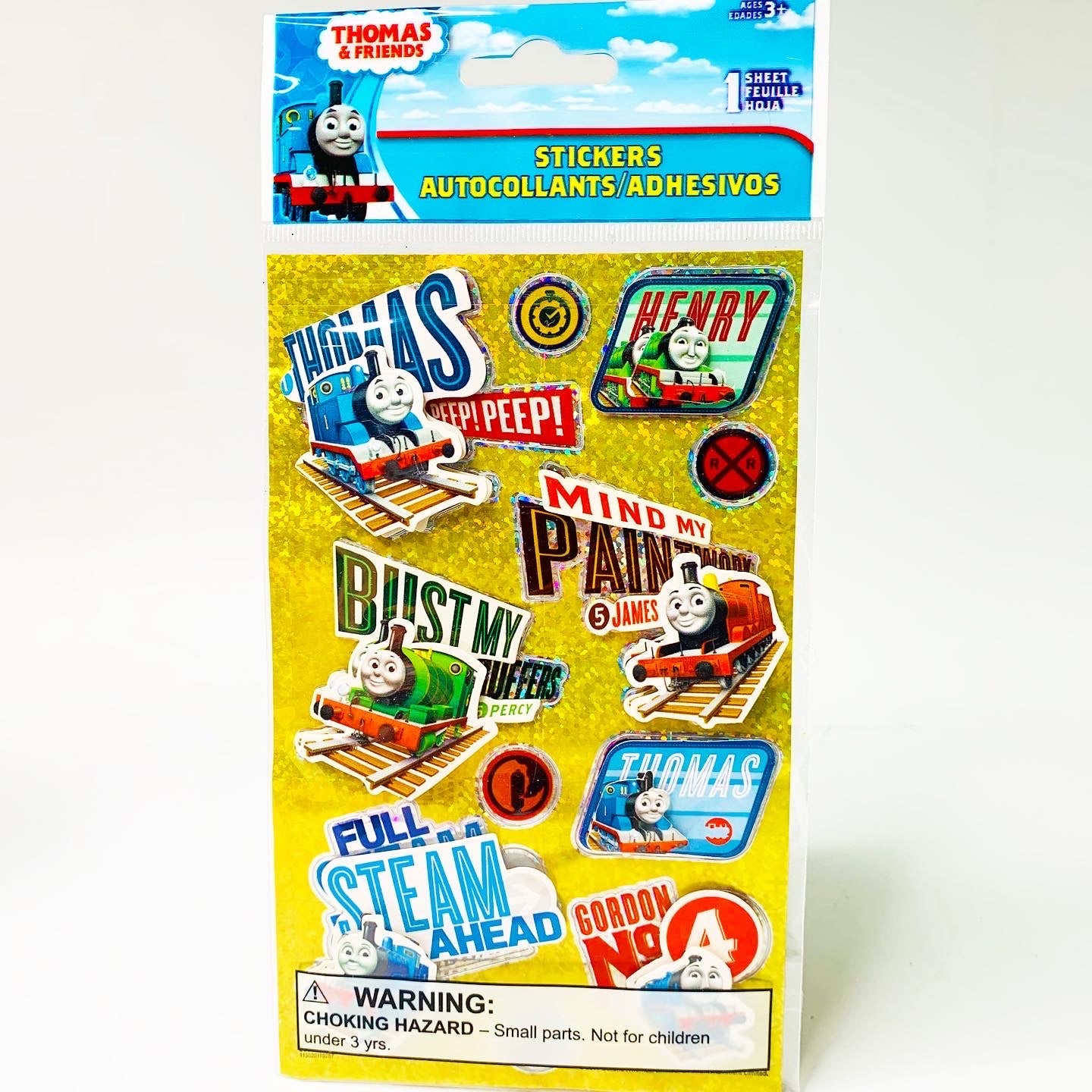 Thomas & Friends 3D Shiny Stickers