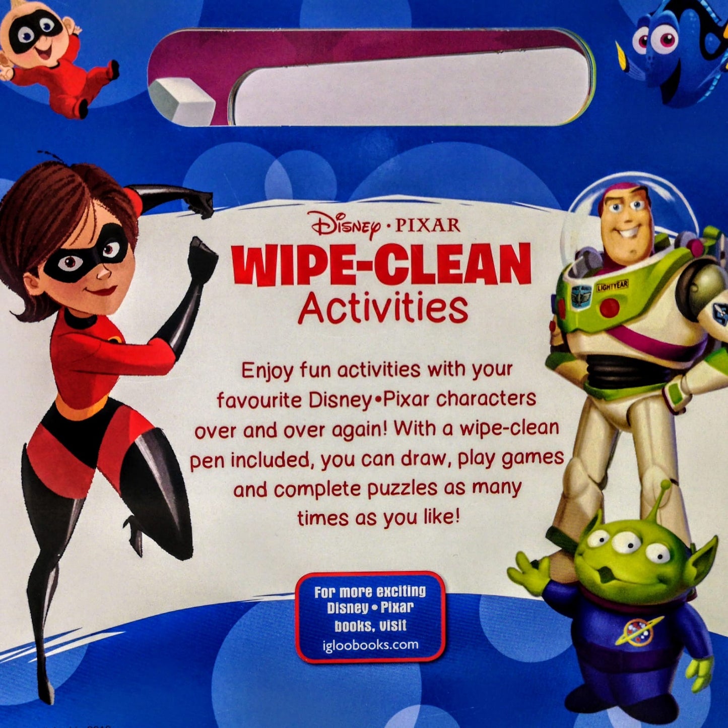 Disney Pixar Wipe-Clean Activities