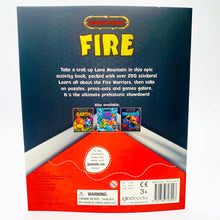 Load image into Gallery viewer, Dinosaur Warriors Fire Sticker and Activity Book