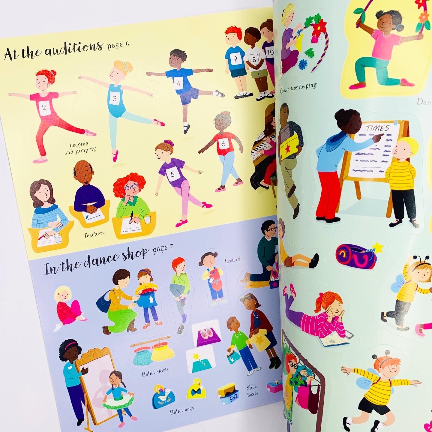 Usborne First Sticker Book Ballet Show