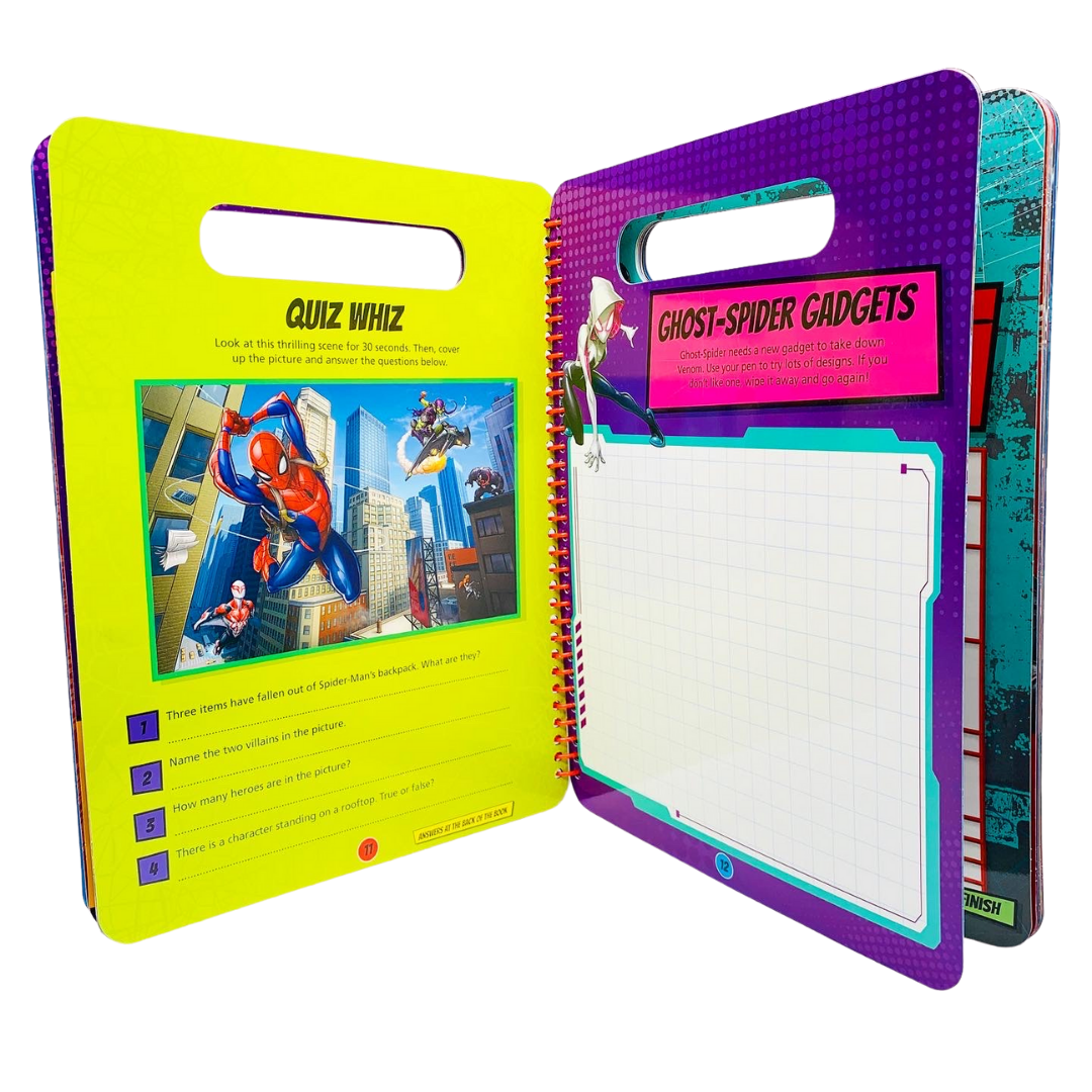 Marvel Spider-Man Wipe-Clean Activities with Pen