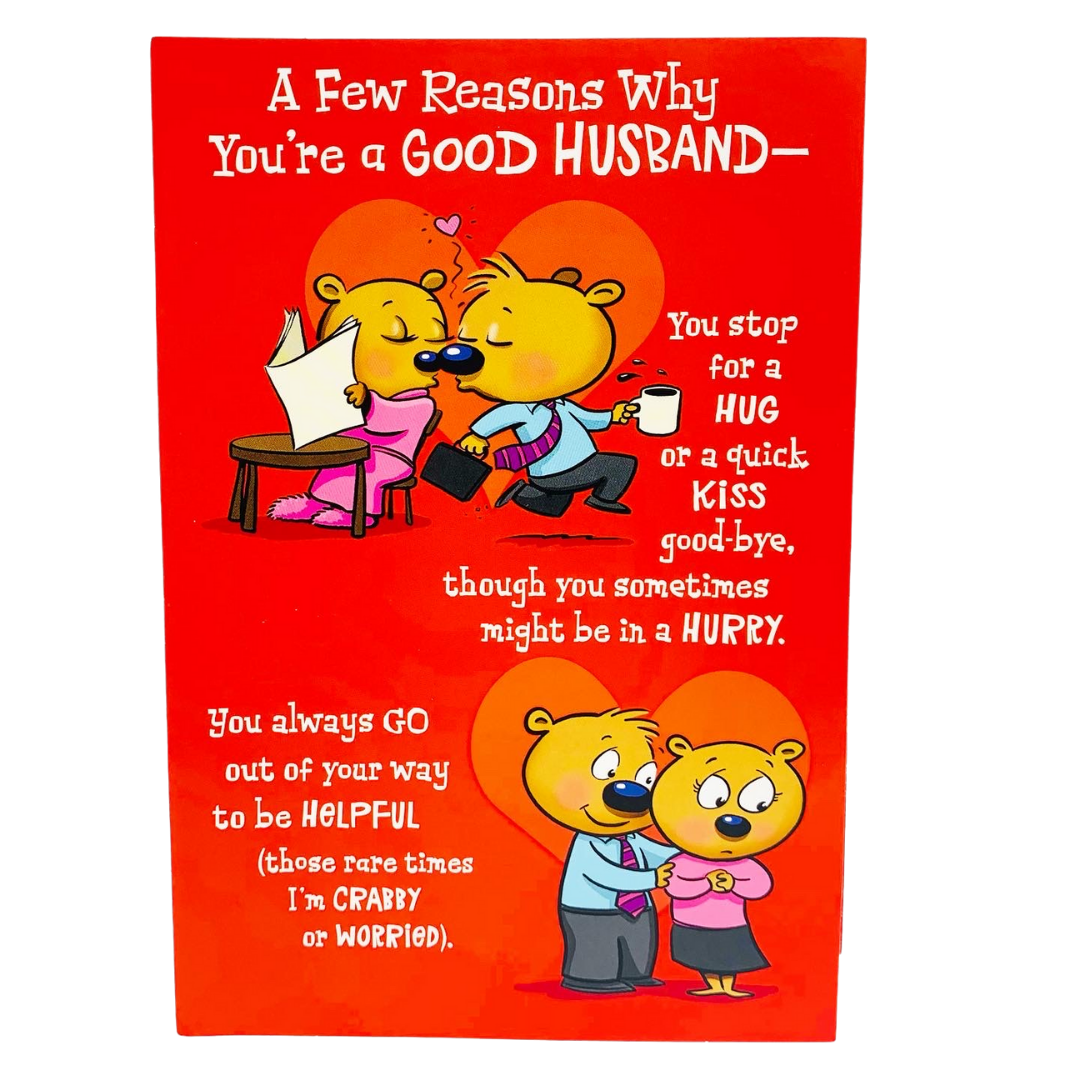 Hallmark: For My Husband: A Few Reasons Why Valentine's Day Card