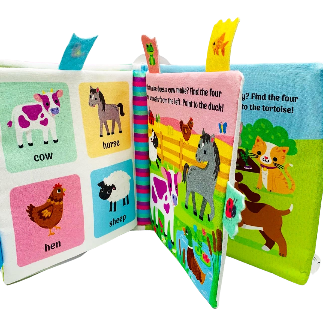 Little Me: My First Animals (Soft Touch and Feel Crinkle Cloth Book)