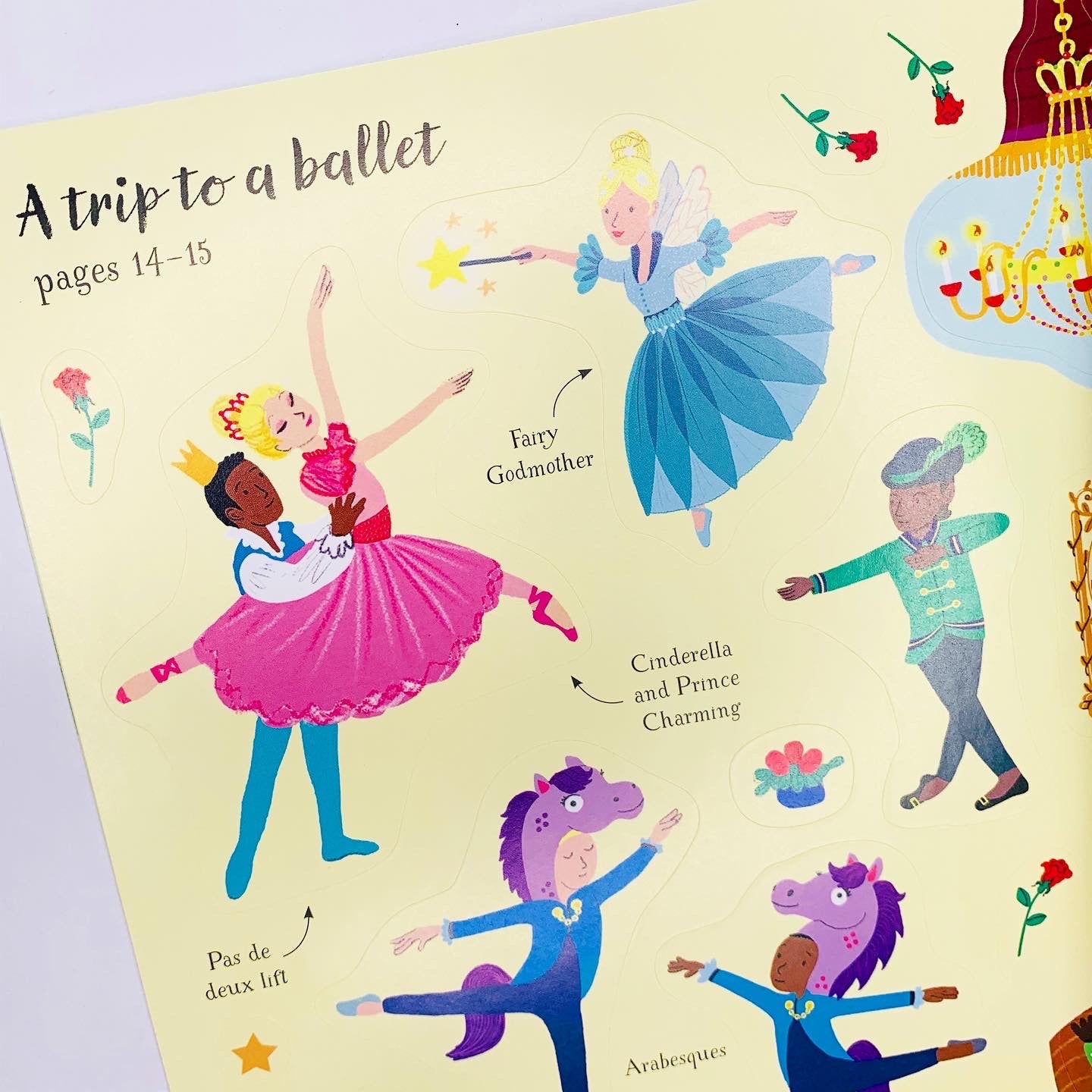 Usborne First Sticker Book Ballet Show