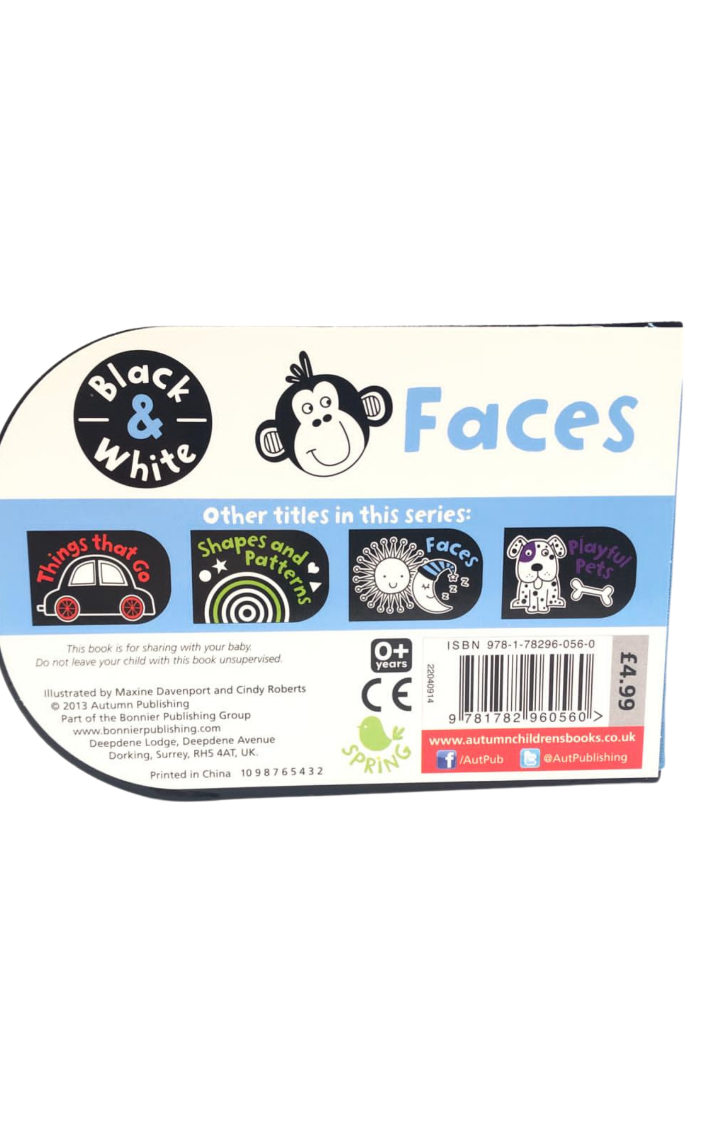 Faces (Black & White Chunky Book)