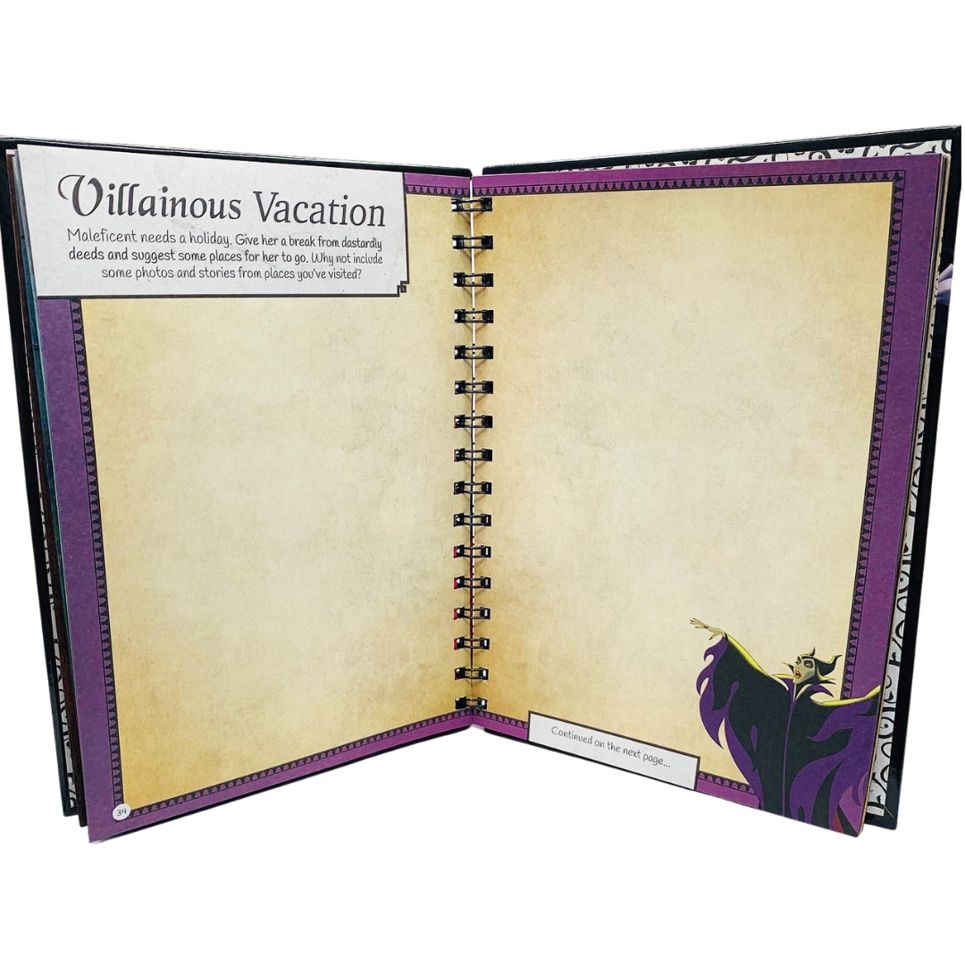 Disney Villains: Delightfully Devious Activity Journal and Pen