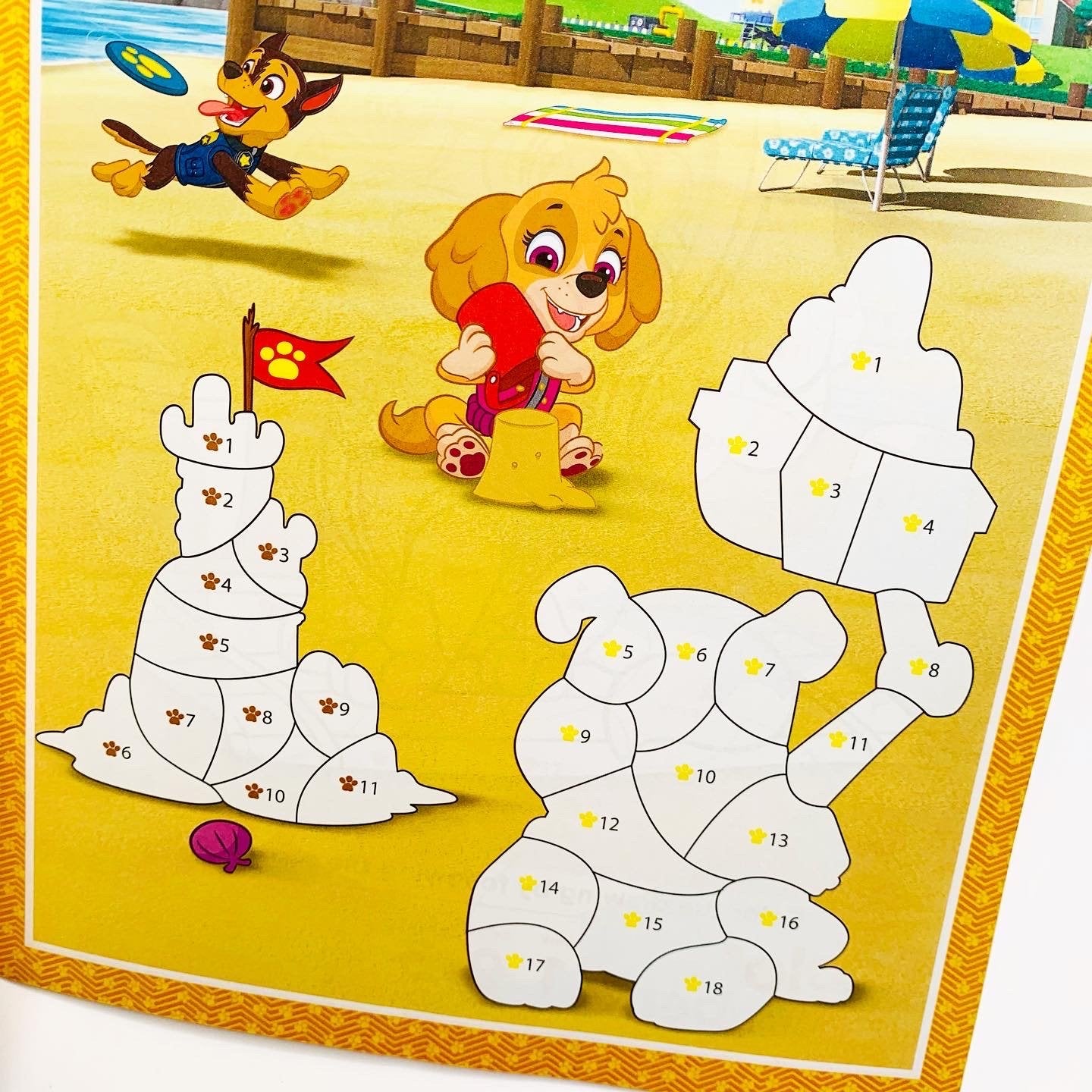 Paw Patrol Sticker By Number Activity Book