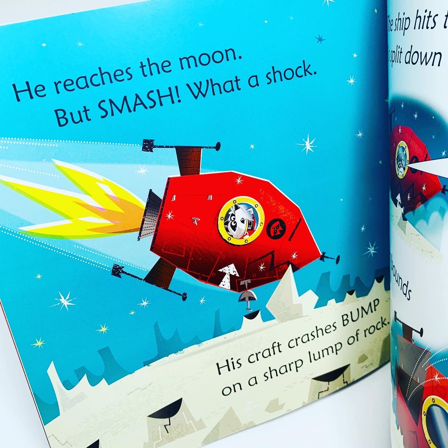 Usborne Phonics Readers: Raccoon on the Moon