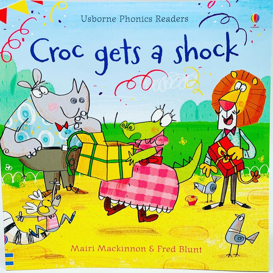 Usborne Phonics Readers: Croc Gets a Shock