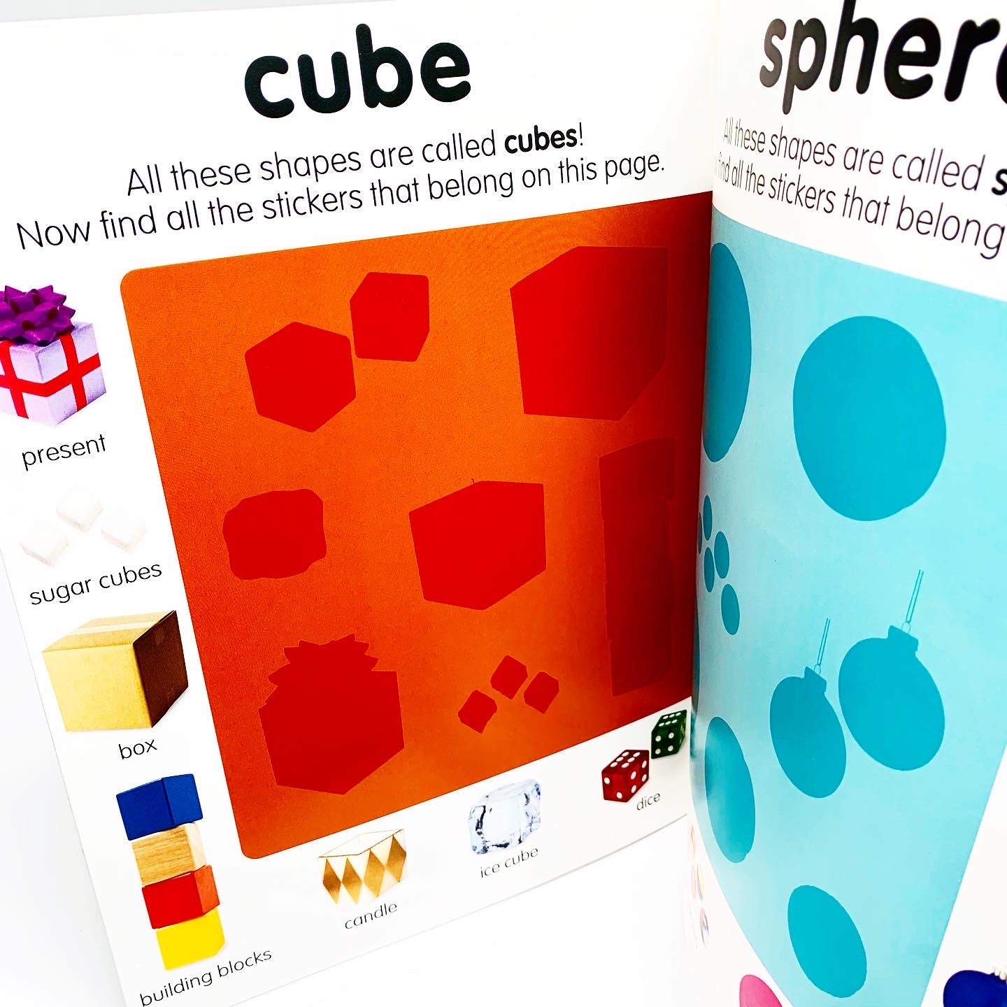 A Start-to-learn Sticker Book: Shapes