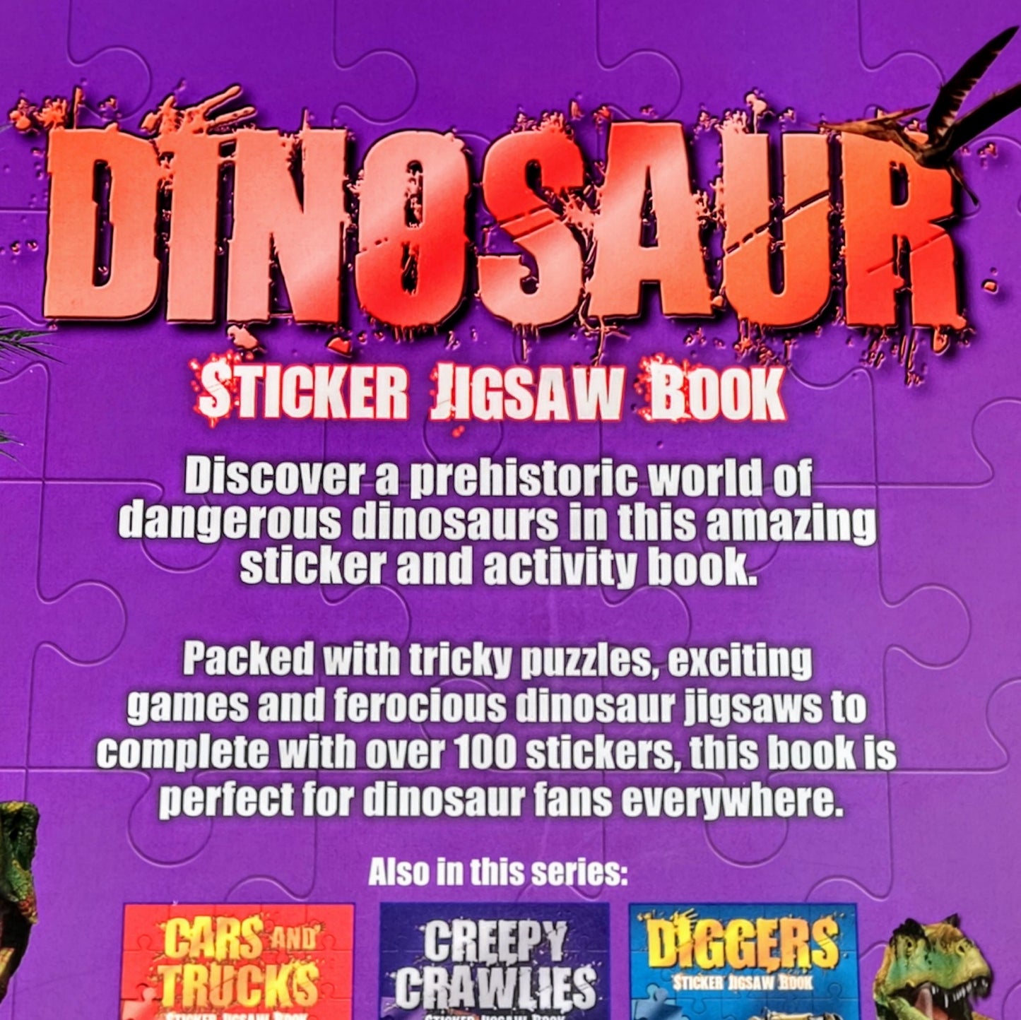 Dinosaur Sticker Jigsaw Book