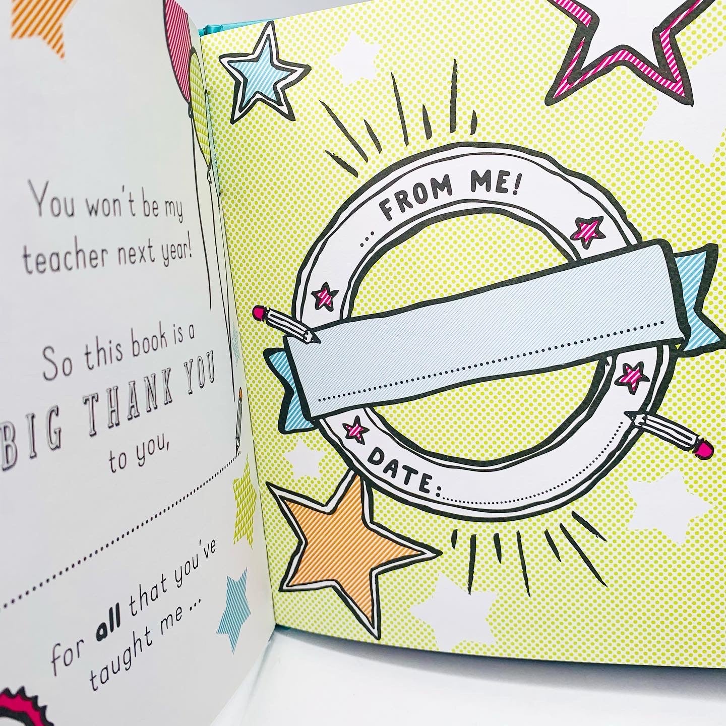 Thank You Teacher: From Me to You Gift Book