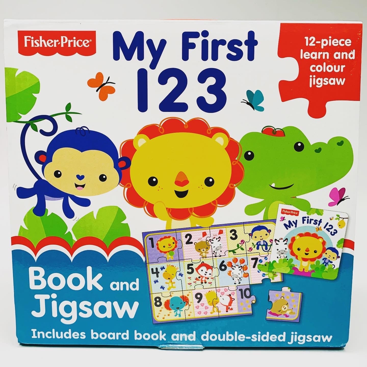 Fisher Price My First 123 Book and Jigsaw