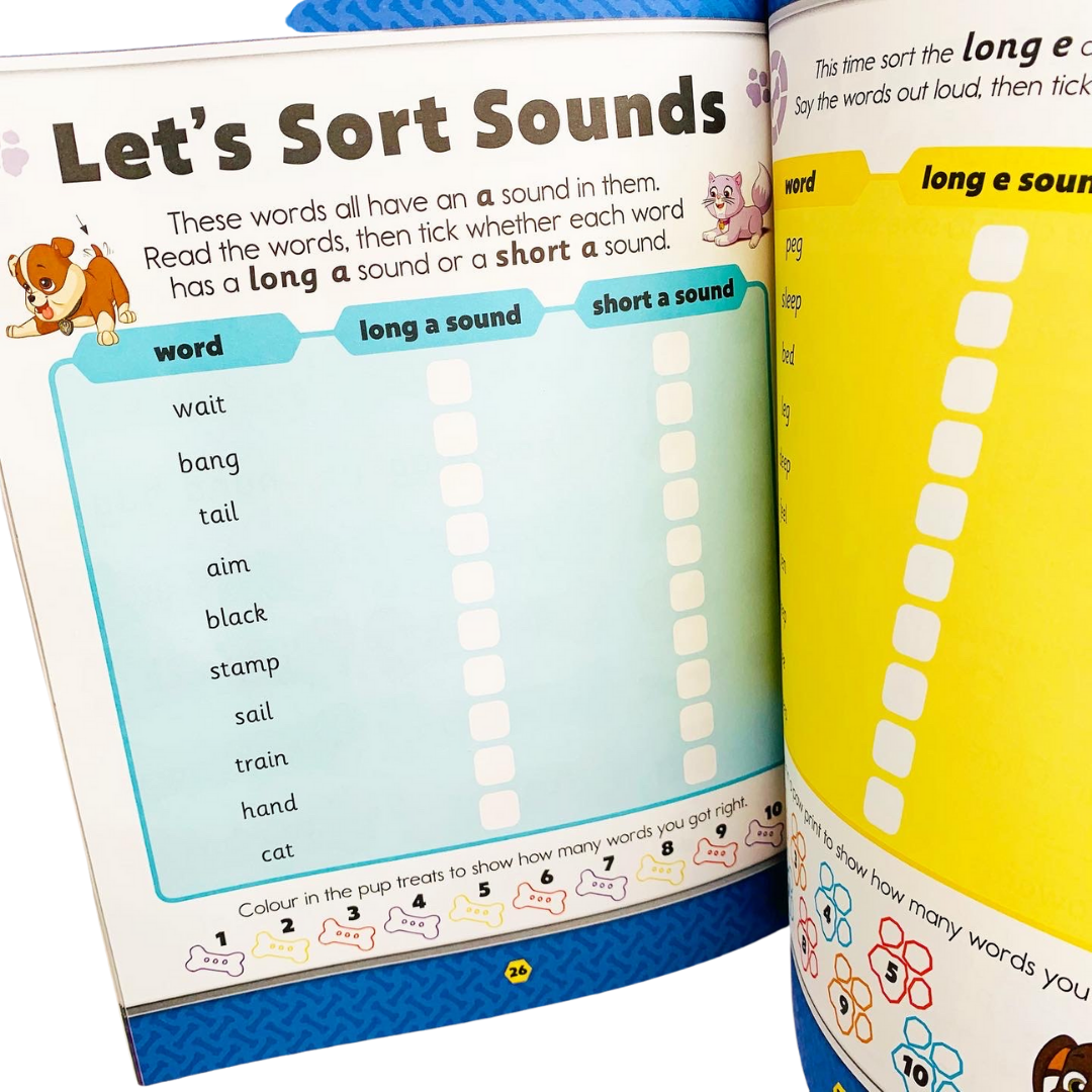 PAW Patrol: Early Learning Workbook - First Spelling (Ages 4-5)