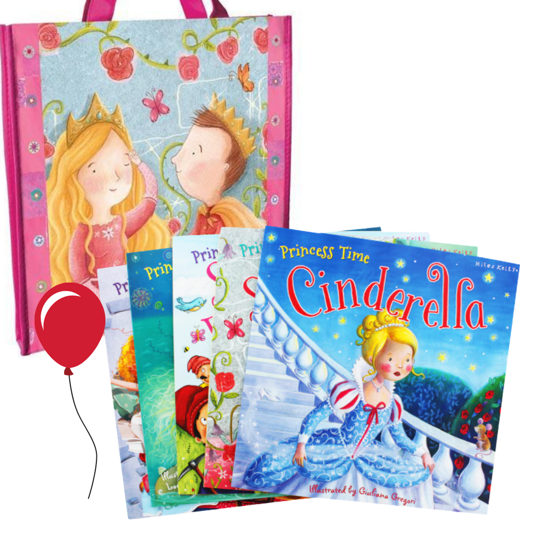 Princess Time Collection (5 Books with Tote Bag)