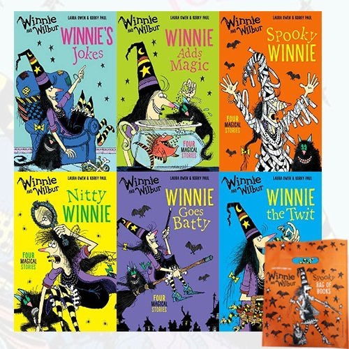 Winnie and Wilbur Spooky Halloween Bag of Books