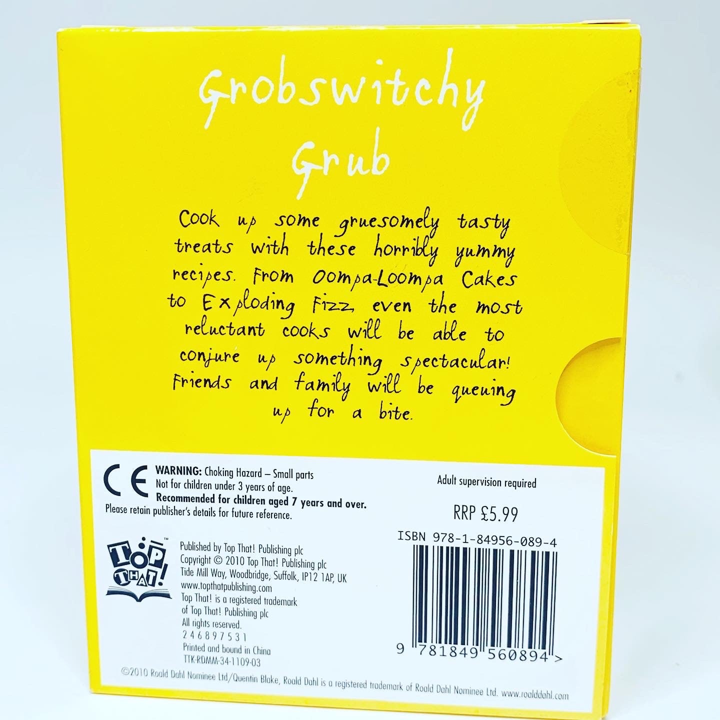 Roald Dahl's Grobswitchy Grub Mini Activity