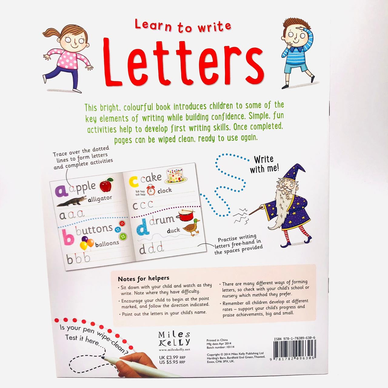 Get Set Go Writing: Letters