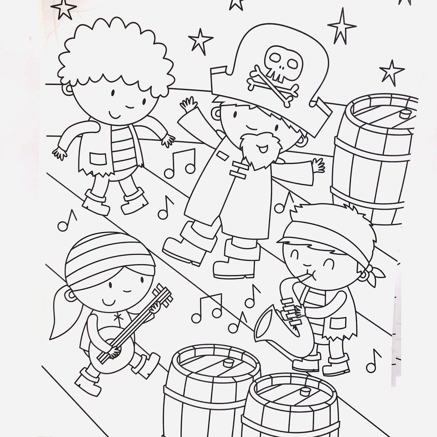 Pirate Colouring Sticker Book (with over 50 stickers!)