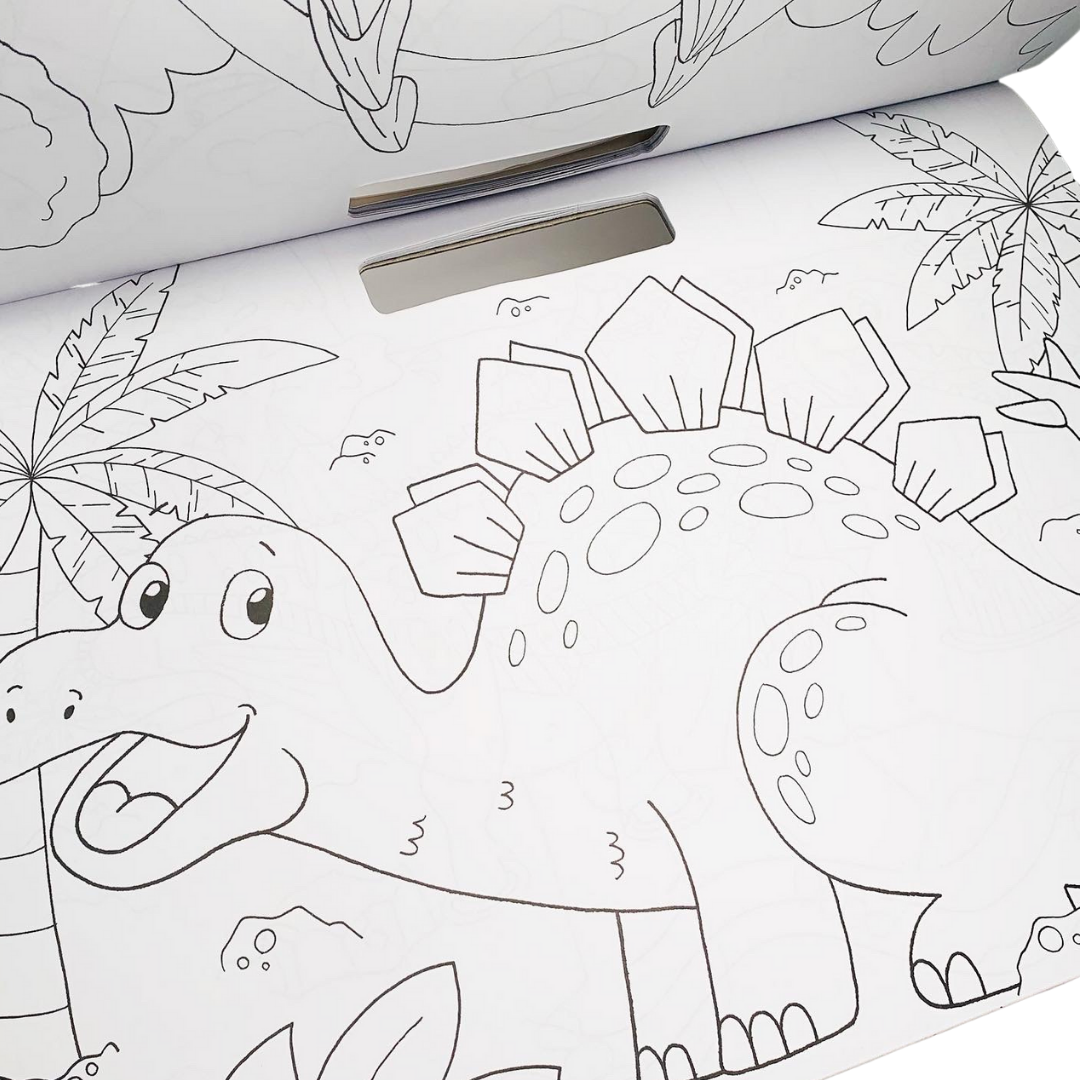 Giant Dinosaurs Colouring and Activity Pad (with over 250 stickers)