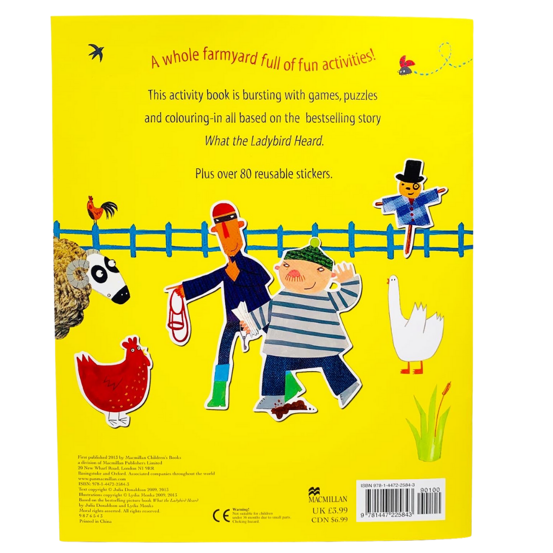 What the Ladybird Heard Sticker Activity Book (with over 80 reusable stickers)