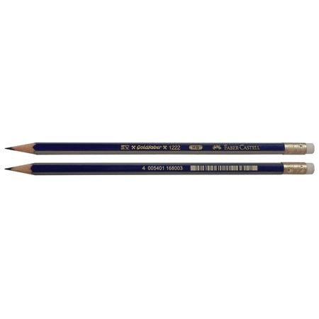 Faber-Castell 12 Graphite pencils with eraser tip (HB)